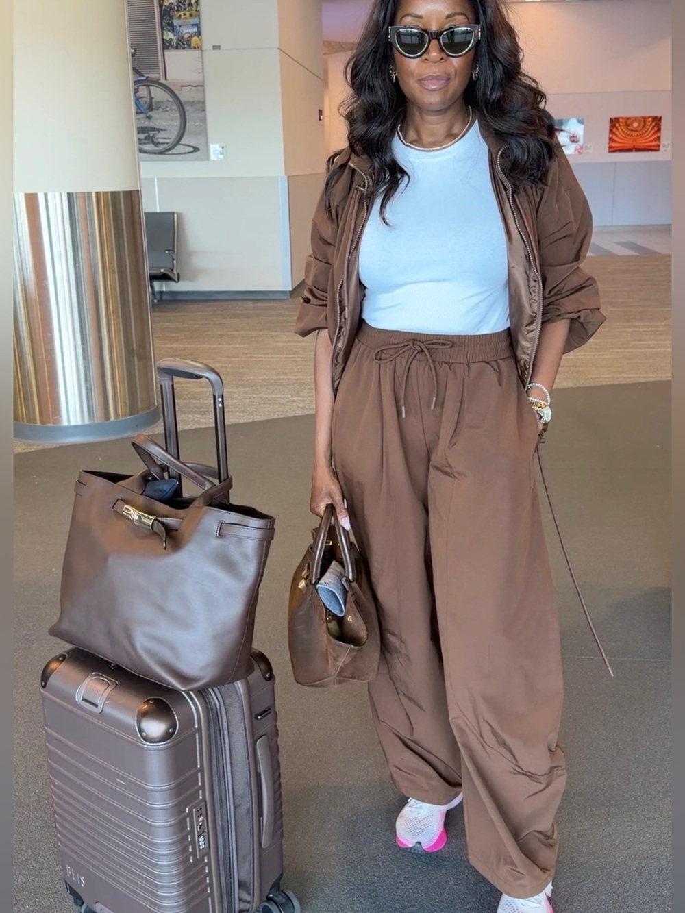 Topshop Brown Tracksuit